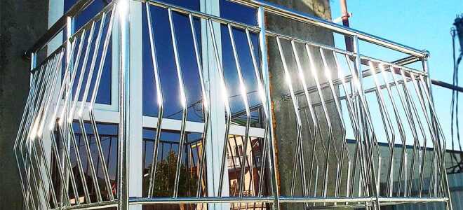 Преимущества и монтаж ограждения из нержавеющей стали на балконе своими руками