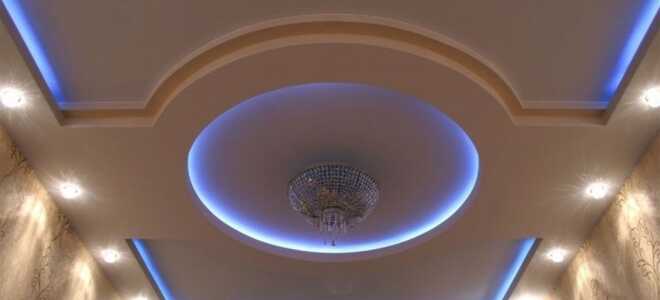 13 вариантов красивого дизайна потолка из гипсокартона для зала и других комнат