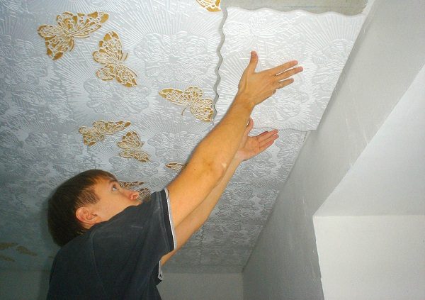 Потолочные плиты из полистирола
