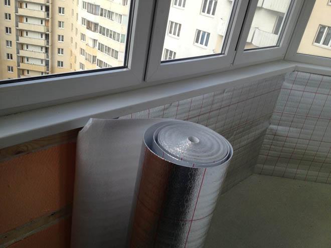 Пароизоляция балкона