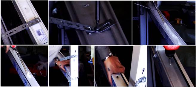 монтаж анкерных пластин