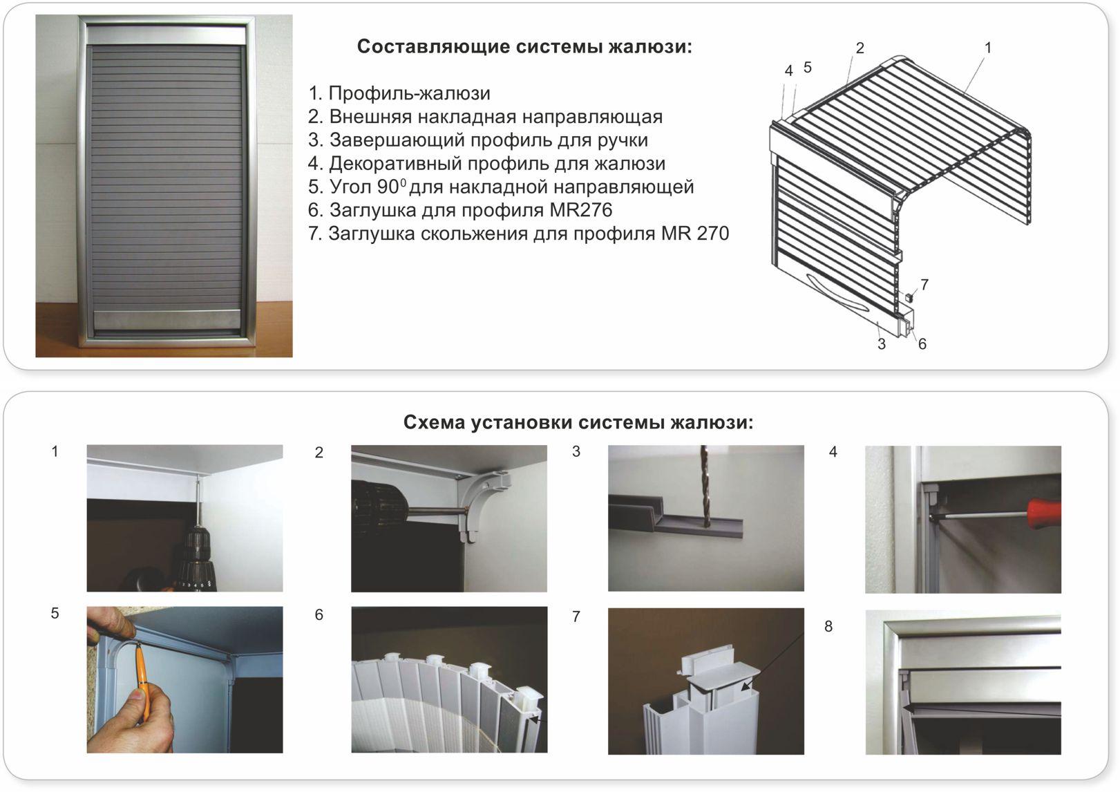 этапы установки рольставень