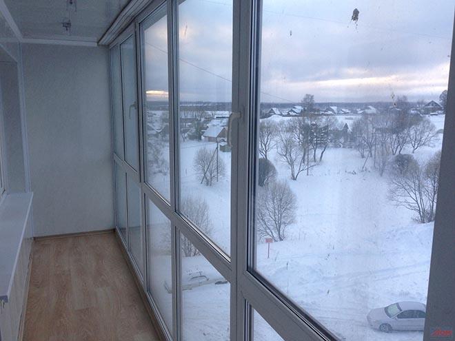 зимнее остекление балкона