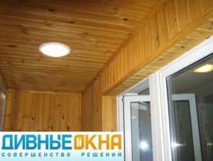 остекление лоджии компанией "Дивные окна"