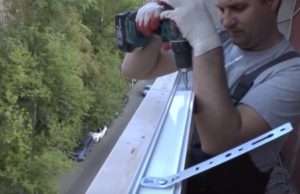 Закрепление монтажных пластин