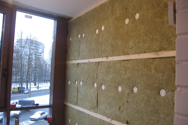 крепление минваты пластиковыми грибками