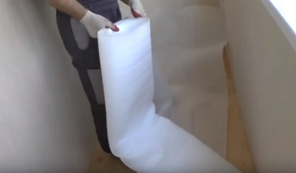 укладка подложки