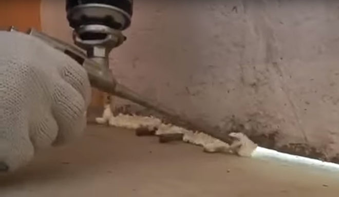заделывание щелей