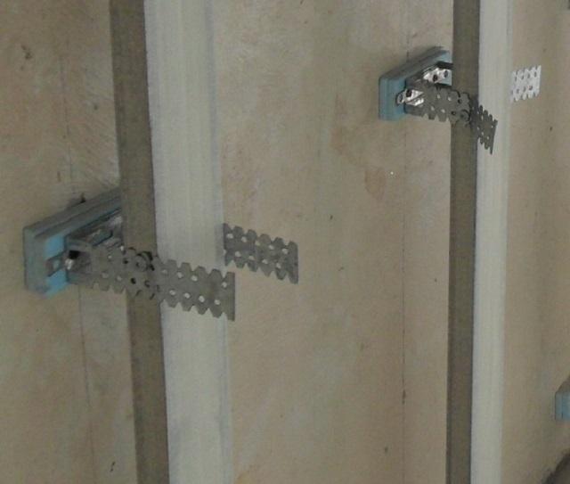 установка кронштейнов