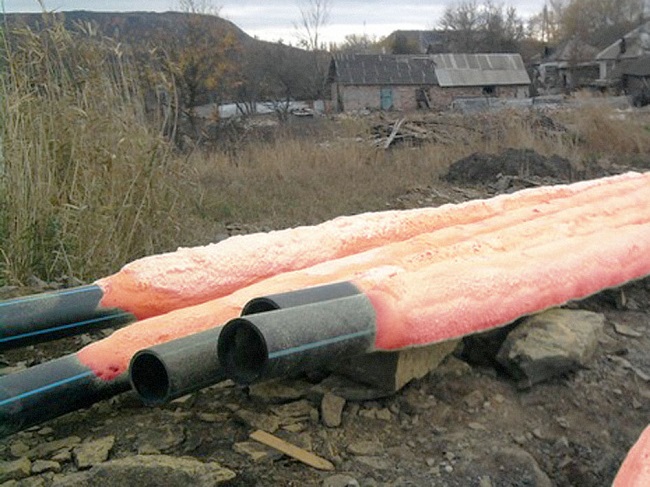 полинор на трубопроводах