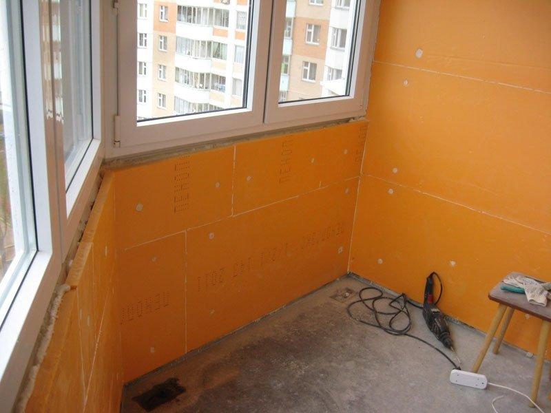 утепление балкона п44