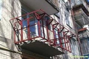 новый каркас балкона хрущевки