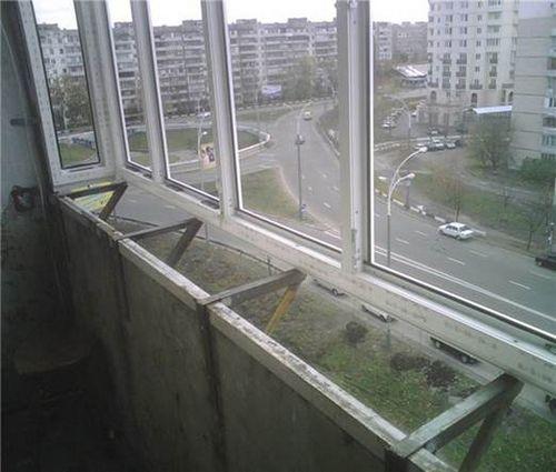 остекление с выносом