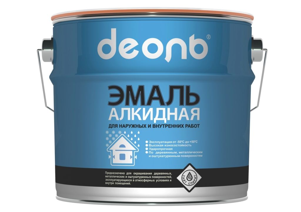 Алкидная краска по дереву, металлу, и оштукатуренным поверхностям
