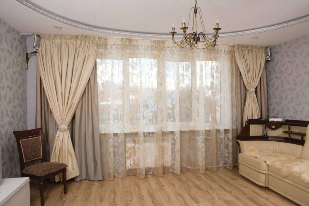 15 идей красивых занавесок для гостиной